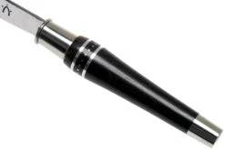Nontron No. 22 Nickel Silver Turning Ferrule, Marquetry Ebony Aluminium, Double Ferrule NN22DVEBALU Couteau De Poche -Optimal Couteaux Magasin NN22DVEBALU 06 nontron