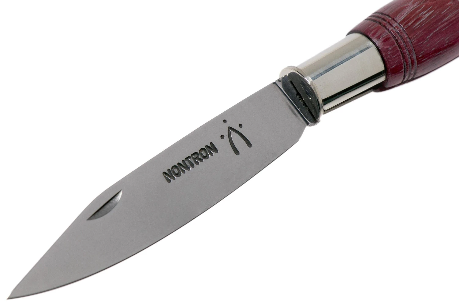 Nontron No. 25 Turning Ferrule, Amarante, Clog Shape NN25AMA Couteau De Poche 3 Nontron No. 25 Turning Ferrule, Amarante, Clog Shape NN25AMA Couteau De Poche – Image 3