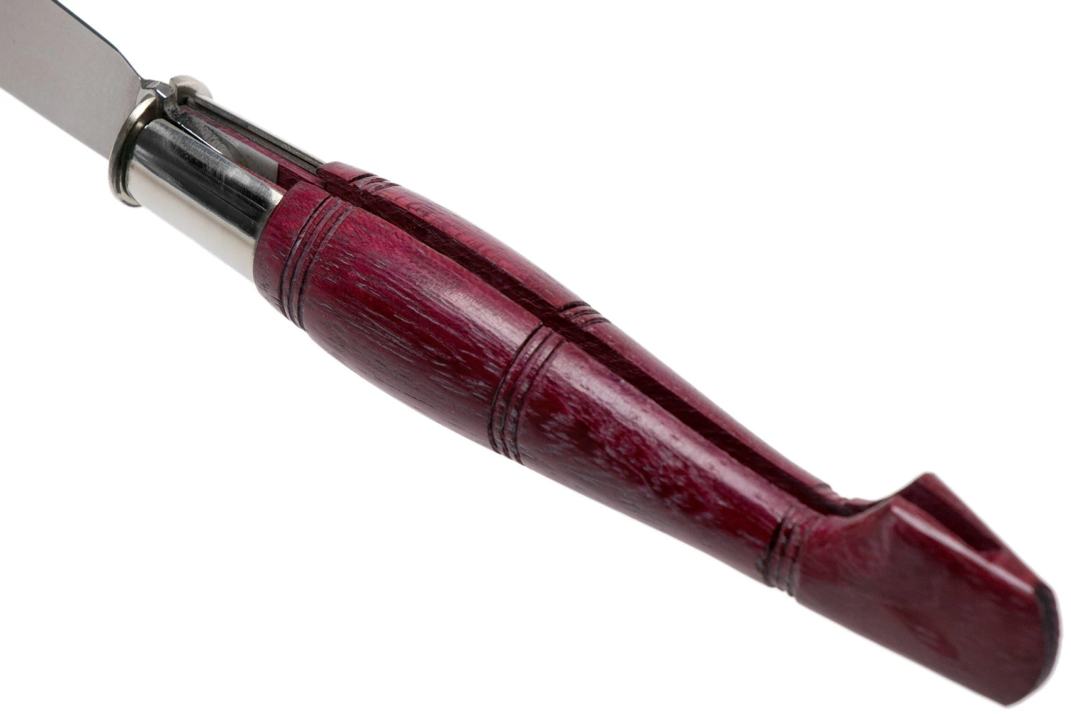 Nontron No. 25 Turning Ferrule, Amarante, Clog Shape NN25AMA Couteau De Poche 5 Nontron No. 25 Turning Ferrule, Amarante, Clog Shape NN25AMA Couteau De Poche – Image 5