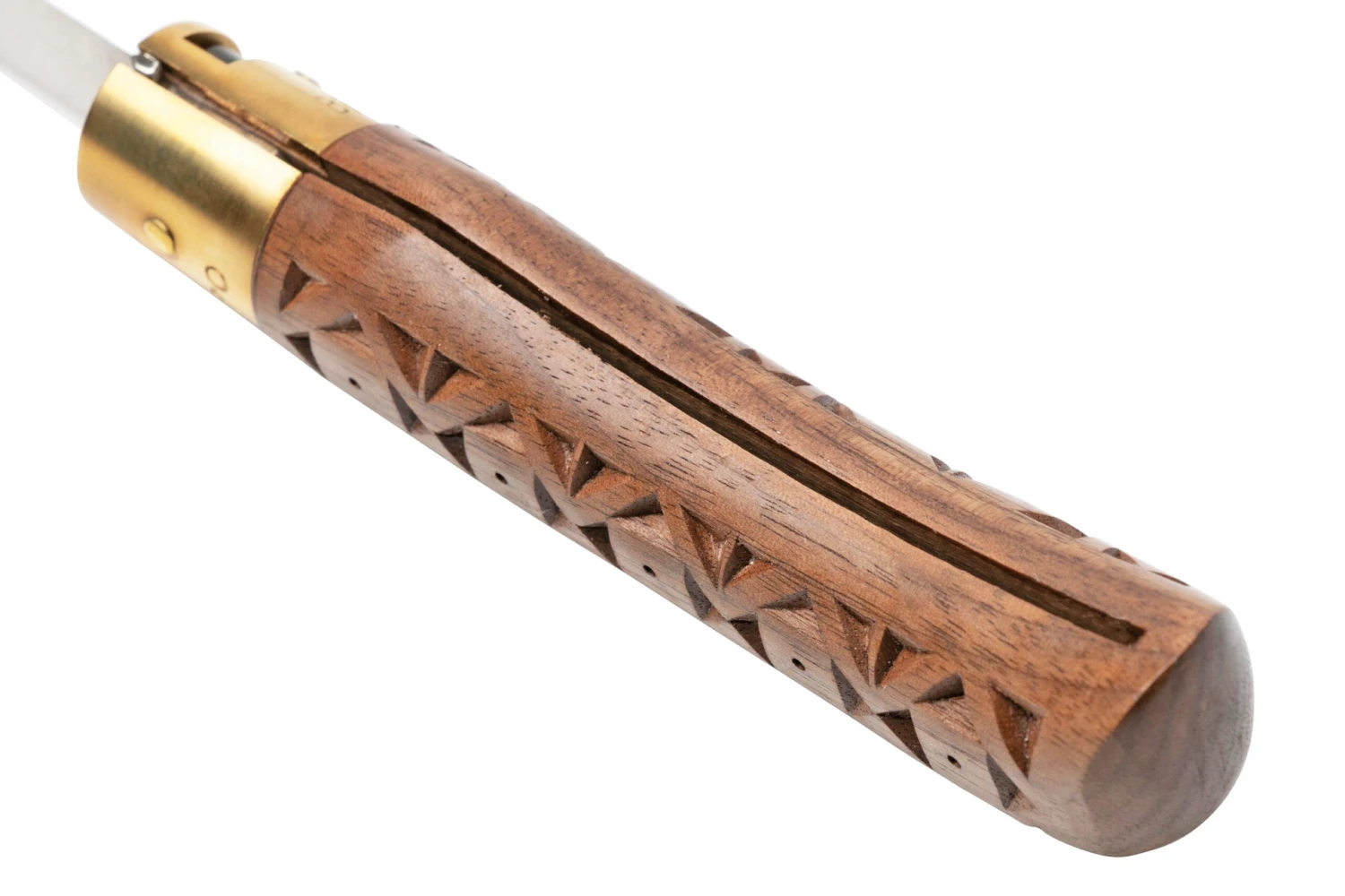 Old Bear Classical Carved Walnut L, 9307-21-LNI Couteau De Poche 5 Old Bear Classical Carved Walnut L, 9307-21-LNI Couteau De Poche – Image 5