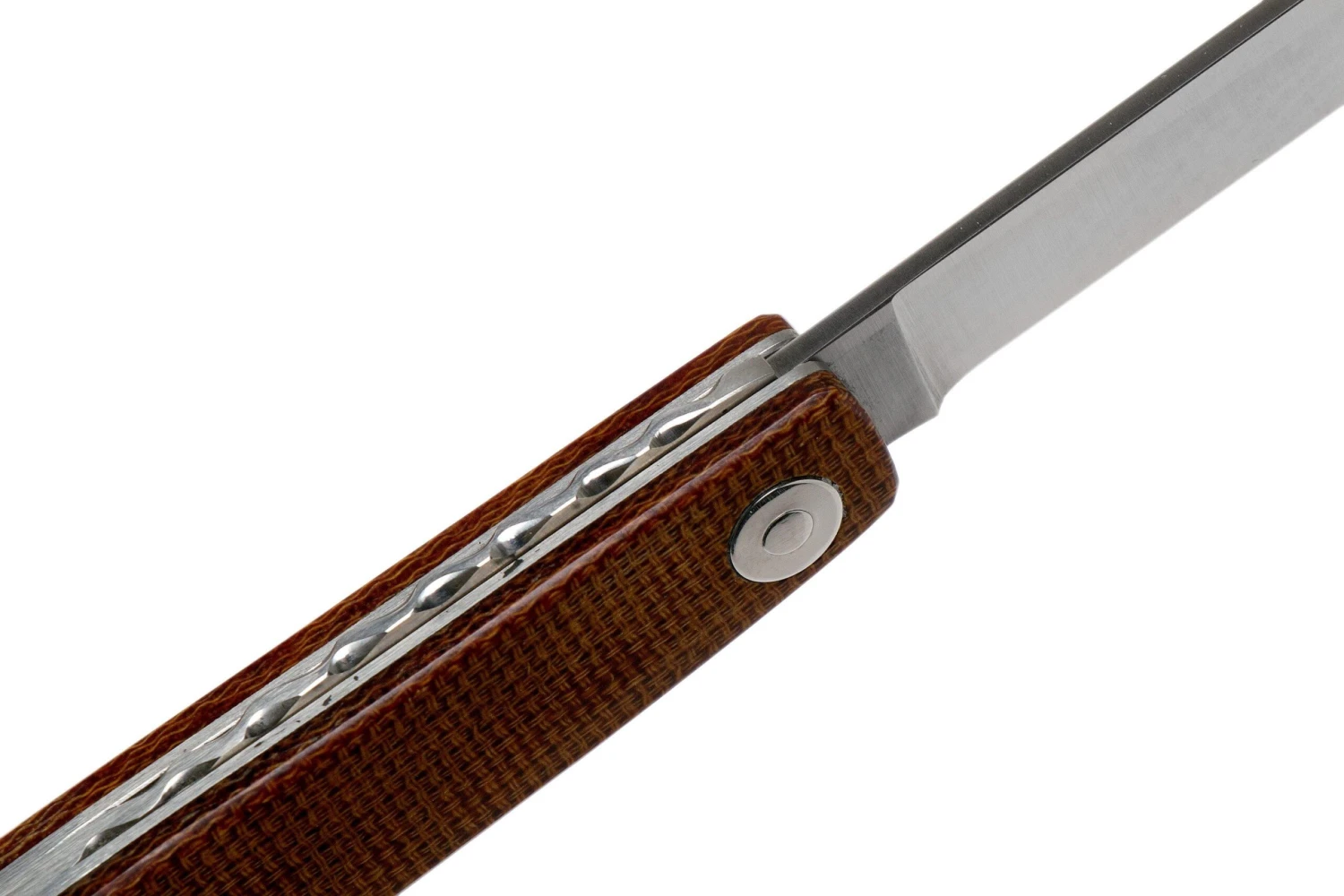 Ohta OLF SS FK Ohta Light Folder Couteau De Poche, Natural Canvas Micarta 6 Ohta OLF SS FK Ohta Light Folder Couteau De Poche, Natural Canvas Micarta – Image 6