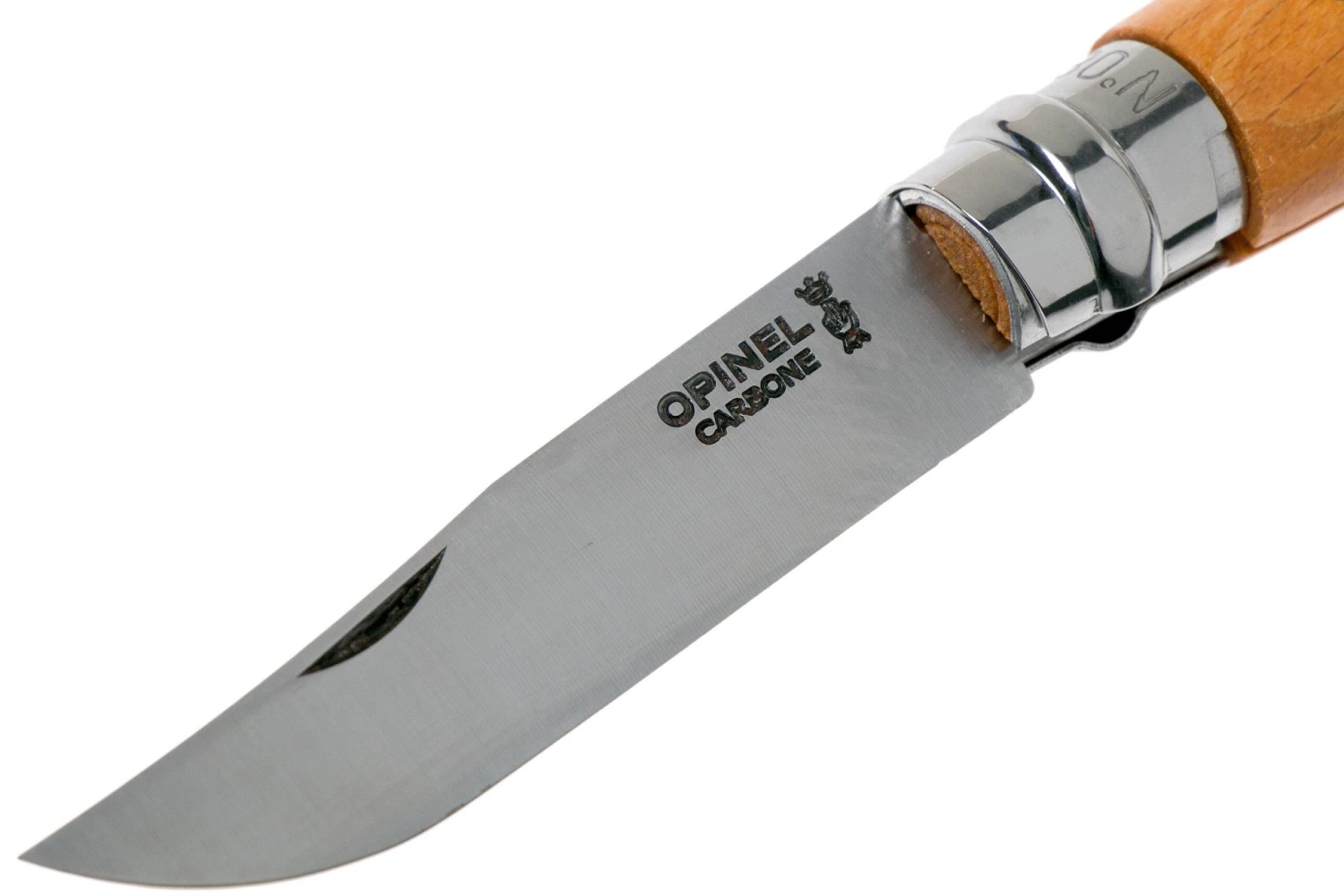 Opinel Couteau De Poche No.8 Gamme De Luxe Avec étui En Cuir, Acier Carbone 3 Opinel Couteau De Poche No.8 Gamme De Luxe Avec étui En Cuir, Acier Carbone – Image 3