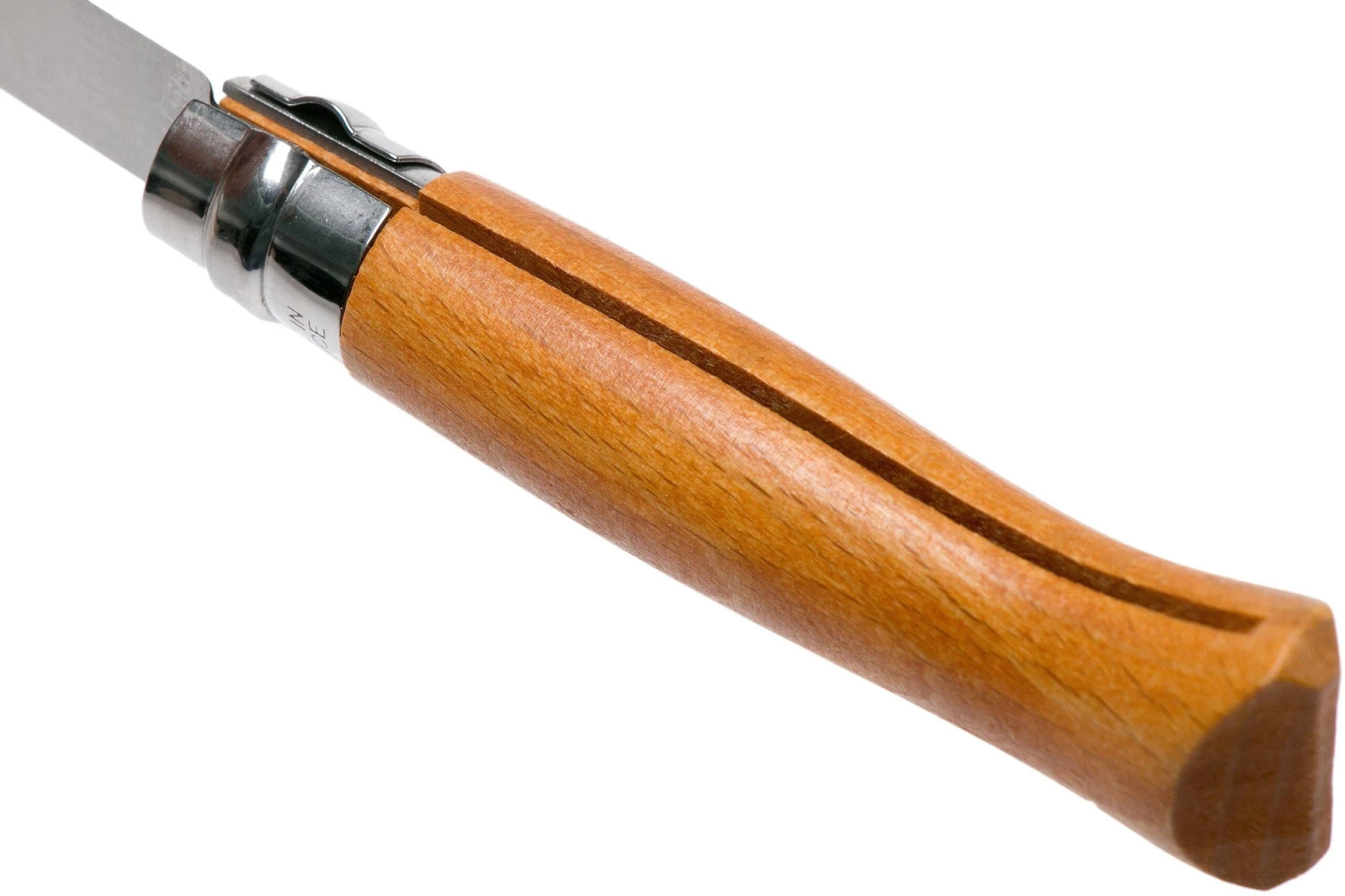 Opinel Couteau De Poche No.8 Gamme De Luxe Avec étui En Cuir, Acier Carbone 4 Opinel Couteau De Poche No.8 Gamme De Luxe Avec étui En Cuir, Acier Carbone – Image 4