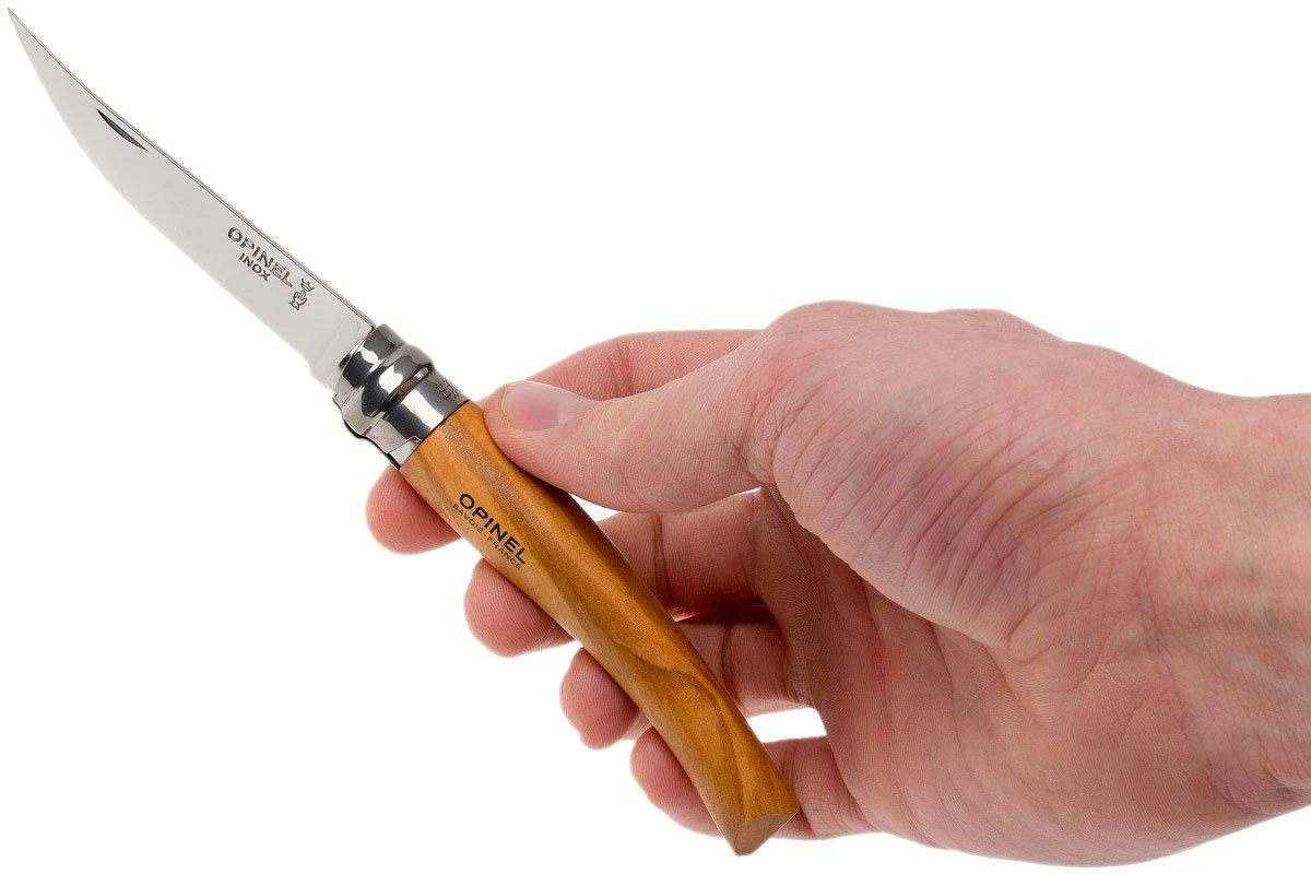 Opinel Slim Line No. 8, Olivier, Couteau De Poche 7 Opinel Slim Line No. 8, Olivier, Couteau De Poche – Image 7