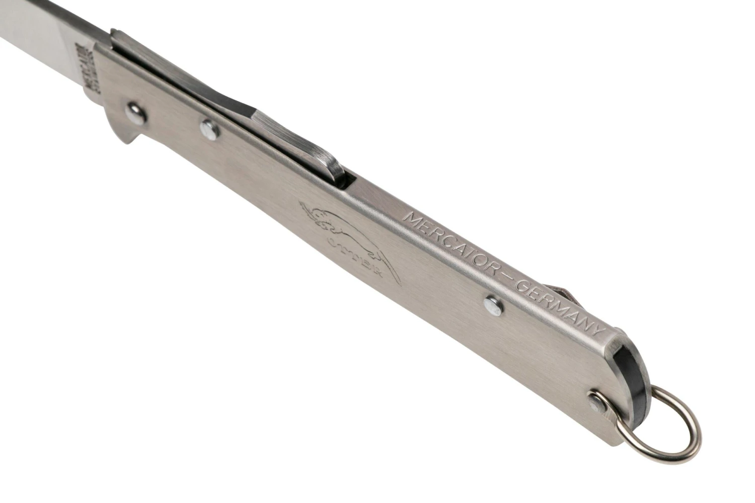 Otter Mercator 10-836 RG R Large Stainless Pocketclip, Couteau De Poche 5 Otter Mercator 10-836 RG R Large Stainless Pocketclip, Couteau De Poche – Image 5