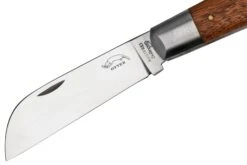 Otter Anchor Knife 173 R Large Stainless, Sapeli, Brass Anchor, Couteau De Poche -Optimal Couteaux Magasin OR173R 03 otter