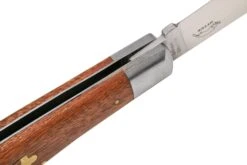 Otter Anchor Knife 173 R Large Stainless, Sapeli, Brass Anchor, Couteau De Poche -Optimal Couteaux Magasin OR173R 06 otter