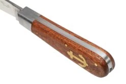 Otter Anchor Knife 173 R Large Stainless, Sapeli, Brass Anchor, Couteau De Poche -Optimal Couteaux Magasin OR173R 07 otter
