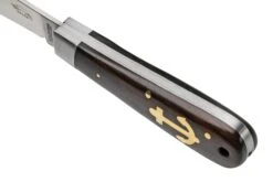 Otter Anchor Knife 174 M.L. Small Carbon, Grenadilla, Brass Anchor, Couteau De Poche -Optimal Couteaux Magasin OR174ML 07 otter