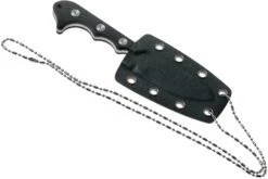 QSP Knife Neckmuk QS125-A Black G10 Couteau De Cou -Optimal Couteaux Magasin QS125 A 05 qsp