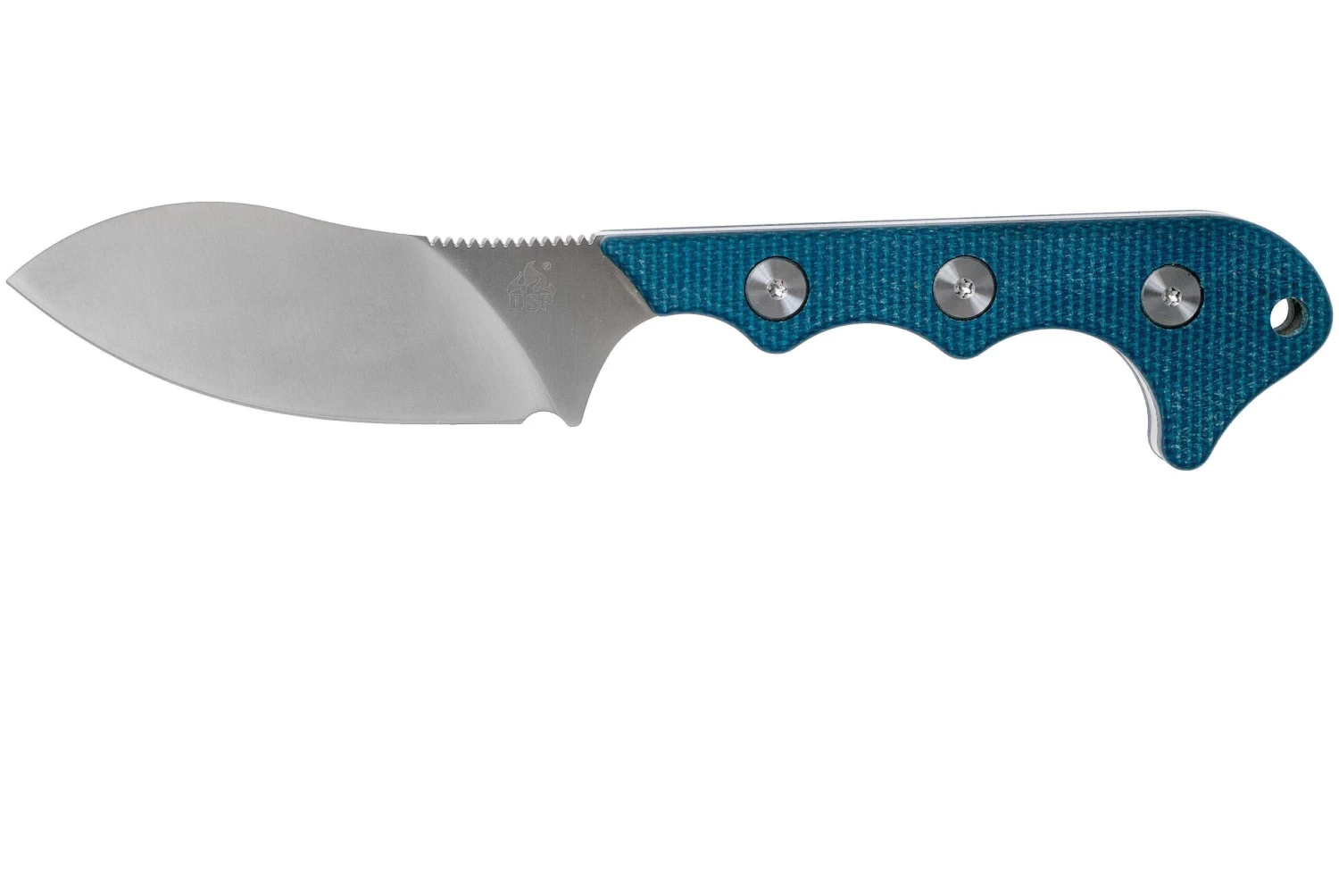 QSP Knife Neckmuk QS125-D Blue Micarta Couteau De Cou 1 QSP Knife Neckmuk QS125-D Blue Micarta Couteau De Cou