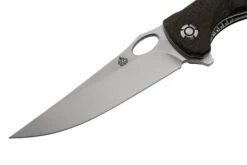 QSP Knife Gavial, QS126-D1 Satin D2, Dark Brown Micarta Couteau De Poche -Optimal Couteaux Magasin QS126 D1 03 qsp