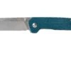 QSP Knife Penguin QS130-H Blue Micarta, Couteau De Poche