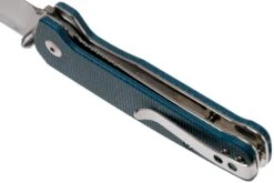 QSP Knife Penguin QS130-H Blue Micarta, Couteau De Poche -Optimal Couteaux Magasin QS130 H 05 qsp