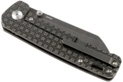 QSP Knife Penguin QS130-OFRG Textured Titanium, Blackwashed 154CM Couteau De Poche -Optimal Couteaux Magasin QS130 OFRG 04 qsp knife