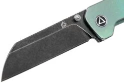 QSP Knife Penguin QS130-Y Titanium, 154CM Blackwashed Couteau De Poche -Optimal Couteaux Magasin QS130 Y 03 qsp knife
