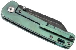 QSP Knife Penguin QS130-Y Titanium, 154CM Blackwashed Couteau De Poche -Optimal Couteaux Magasin QS130 Y 04 qsp knife