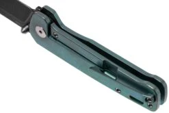 QSP Knife Penguin QS130-Y Titanium, 154CM Blackwashed Couteau De Poche -Optimal Couteaux Magasin QS130 Y 05 qsp knife