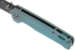 QSP Knife Penguin QS130-Y Titanium, 154CM Blackwashed Couteau De Poche -Optimal Couteaux Magasin QS130 Y 07 qsp knife