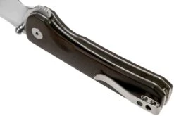 QSP Knife Hawk QS131-P1 Ebony Wood, Satin, Couteau De Poche -Optimal Couteaux Magasin QS131 P1 05 qsp knife