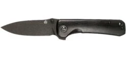 QSP Knife Hawk QS131-P2 Ebony Wood, Blackwashed, Couteau De Poche