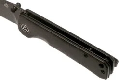 QSP Knife Hawk QS131-P2 Ebony Wood, Blackwashed, Couteau De Poche -Optimal Couteaux Magasin QS131 P2 07 qsp knife