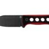 QSP Knife Canary QS141-B2 Blackwashed, Black Red G10, Couteau De Cou