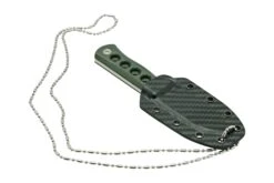 QSP Knife Canary QS141-C1 Stonewashed, Black Green G10, Couteau De Cou -Optimal Couteaux Magasin QS141 C1 06 qsp
