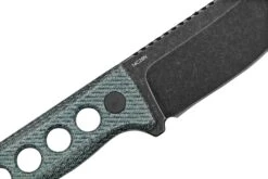 QSP Knife Canary QS141-D2 Blackwashed, Denim Micarta, Couteau De Cou -Optimal Couteaux Magasin QS141 D2 05 qsp