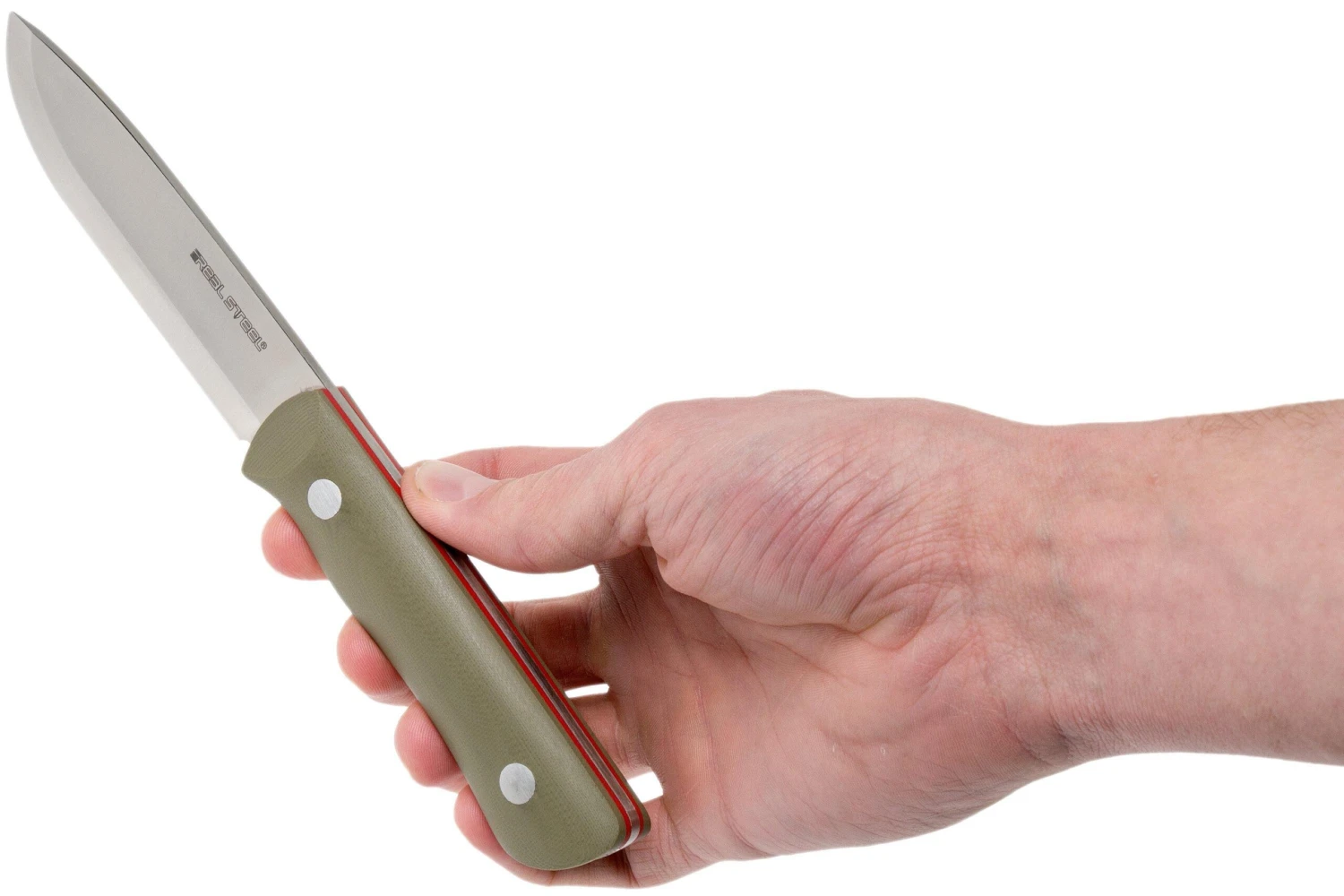 Real Steel Bushcraft III Scandi 3726 Coyote Couteau Bushcraft 6 Real Steel Bushcraft III Scandi 3726 Coyote Couteau Bushcraft – Image 6