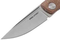 Real Steel Luna Premium II M390, Natural Micarta 7007P Knivesandtools Exclusive Couteau De Poche Slipjoint -Optimal Couteaux Magasin RL7007P 03 real steel kato