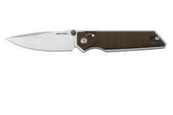Real Steel Sacra, 7711G Green Micarta, Stonewashed K110 Couteau De Poche