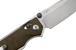 Real Steel Sacra, 7711G Green Micarta, Stonewashed K110 Couteau De Poche -Optimal Couteaux Magasin RL7711G 05 realsteel