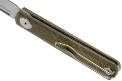 Real Steel G-Slip Compact 7865 Green Micarta Knivesandtools Exclusive Slipjoint Couteau De Poche, Ostap Hel Design -Optimal Couteaux Magasin RL7865 05 real steel kato exclusive