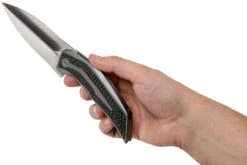 Reate T4000 Carbon Fiber Couteau De Poche, Tashi Bharucha Design -Optimal Couteaux Magasin RT T4000 CF 08 reate