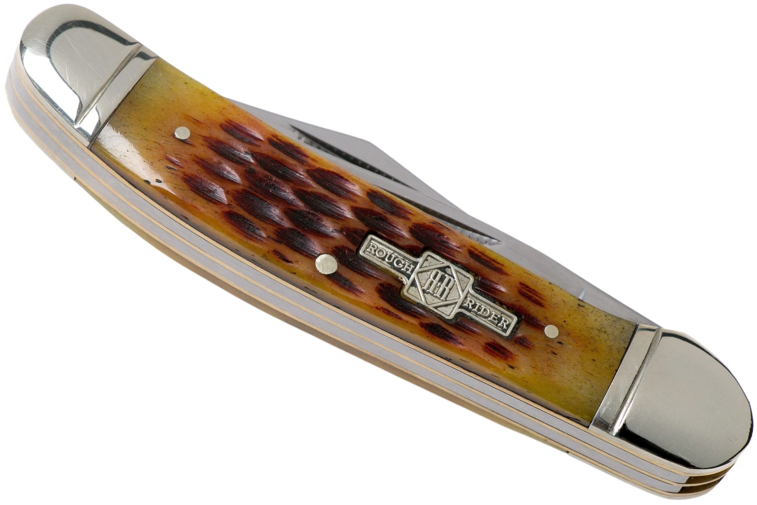 Rough Ryder Copperhead Amber Bone RR043 Couteau De Poche Slipjoint 4 Rough Ryder Copperhead Amber Bone RR043 Couteau De Poche Slipjoint – Image 4