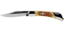 Rough Ryder Folding Hunter Amber Bone RR066 Couteau De Poche Lockback