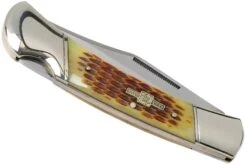 Rough Ryder Folding Hunter Amber Bone RR066 Couteau De Poche Lockback -Optimal Couteaux Magasin RY066 04 rough ryder