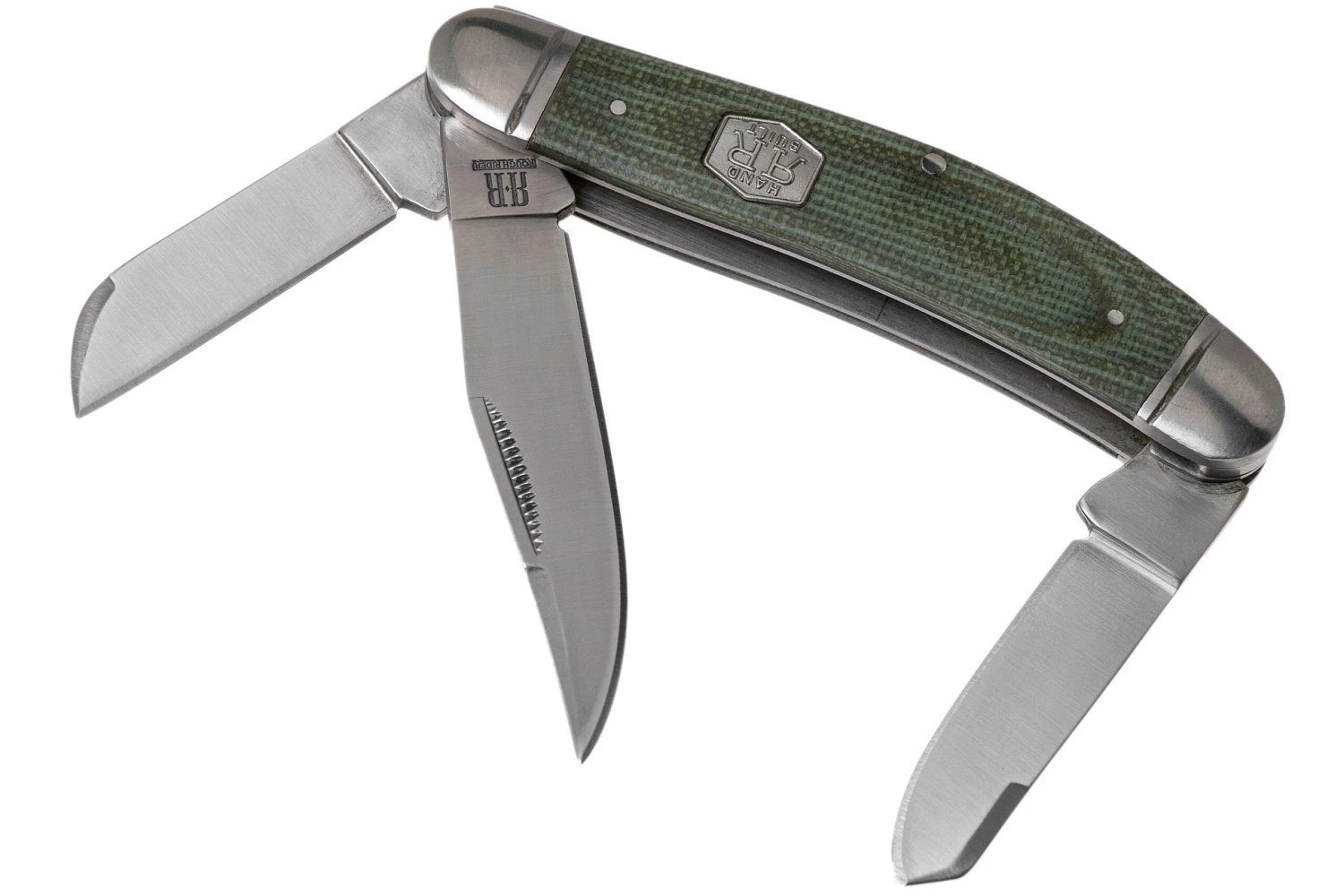 Rough Ryder Classic Micarta Sowbelly RR1991 Couteau De Poche 1 Rough Ryder Classic Micarta Sowbelly RR1991 Couteau De Poche