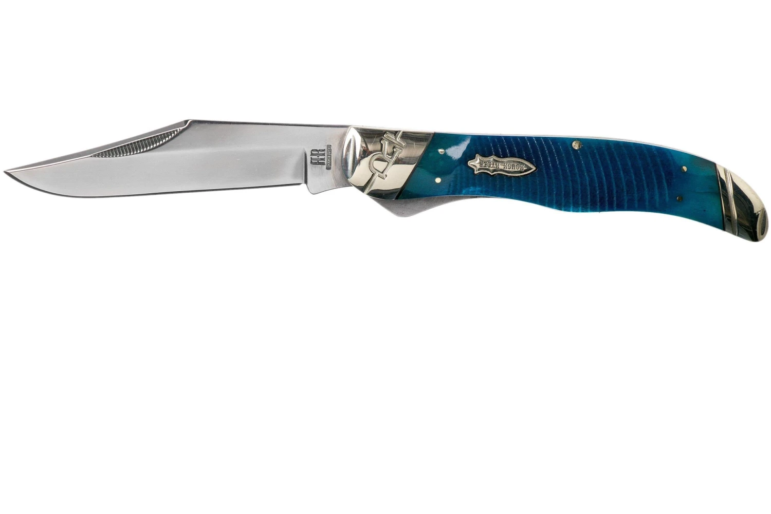 Rough Ryder Black & Blue Folding Hunter RR2117 Couteau De Poche 1 Rough Ryder Black & Blue Folding Hunter RR2117 Couteau De Poche