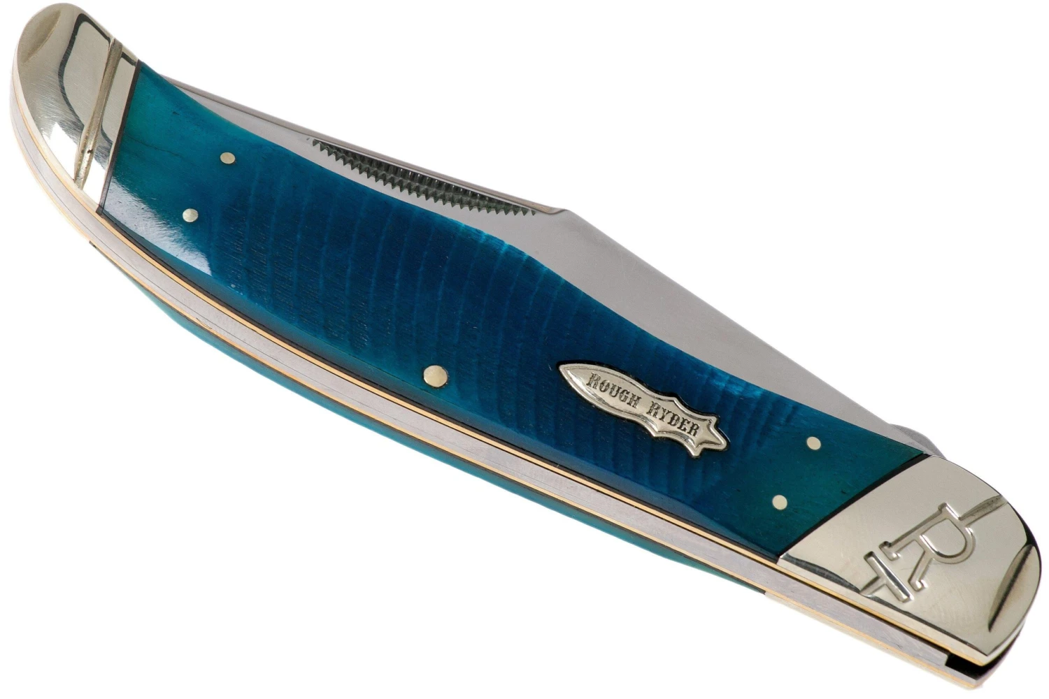 Rough Ryder Black & Blue Folding Hunter RR2117 Couteau De Poche 4 Rough Ryder Black & Blue Folding Hunter RR2117 Couteau De Poche – Image 4