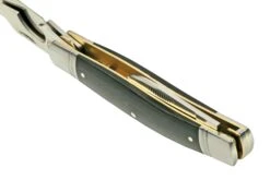 Rough Ryder Reserve Common Stock D2 Black Micarta, RRR008 Couteau De Poche Slipjoint -Optimal Couteaux Magasin RYR008 05 roughryder