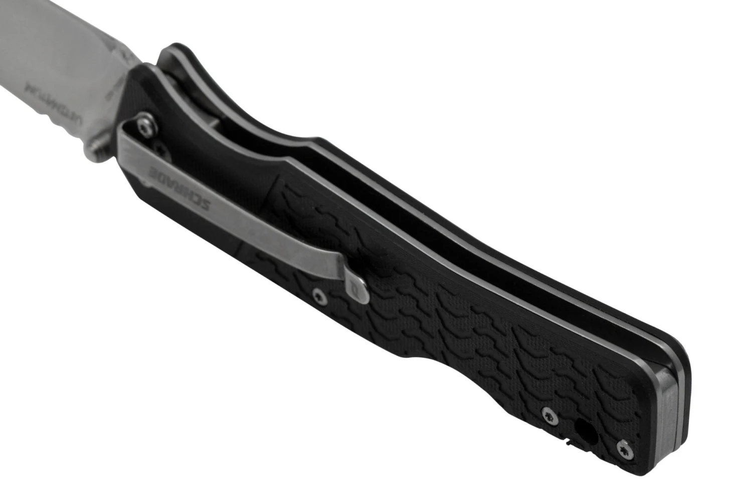 Schrade Ultimatum, 1159318 Couteau De Poche G10 Noir 4 Schrade Ultimatum, 1159318 Couteau De Poche G10 Noir – Image 4