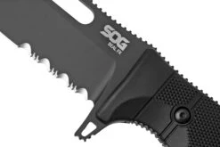 SOG Seal FX, Partially Serrated 17-21-01-57 Couteau Fixe -Optimal Couteaux Magasin SOG 17 21 01 57 06 sog