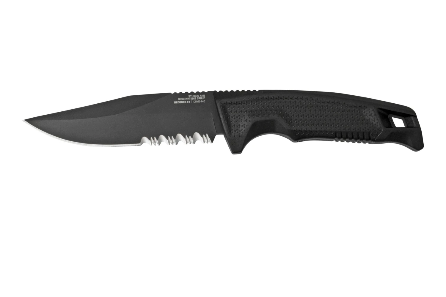 SOG Recondo FX, Black, Partially Serrated 17-22-02-57 Couteau Fixe 1 SOG Recondo FX, Black, Partially Serrated 17-22-02-57 Couteau Fixe