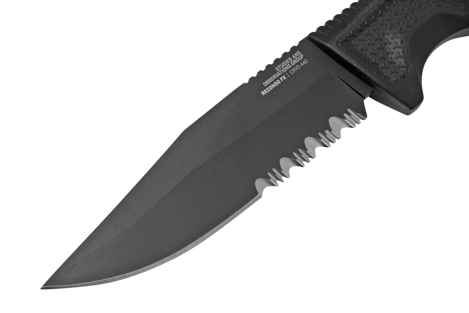 SOG Recondo FX, Black, Partially Serrated 17-22-02-57 Couteau Fixe 3 SOG Recondo FX, Black, Partially Serrated 17-22-02-57 Couteau Fixe – Image 3