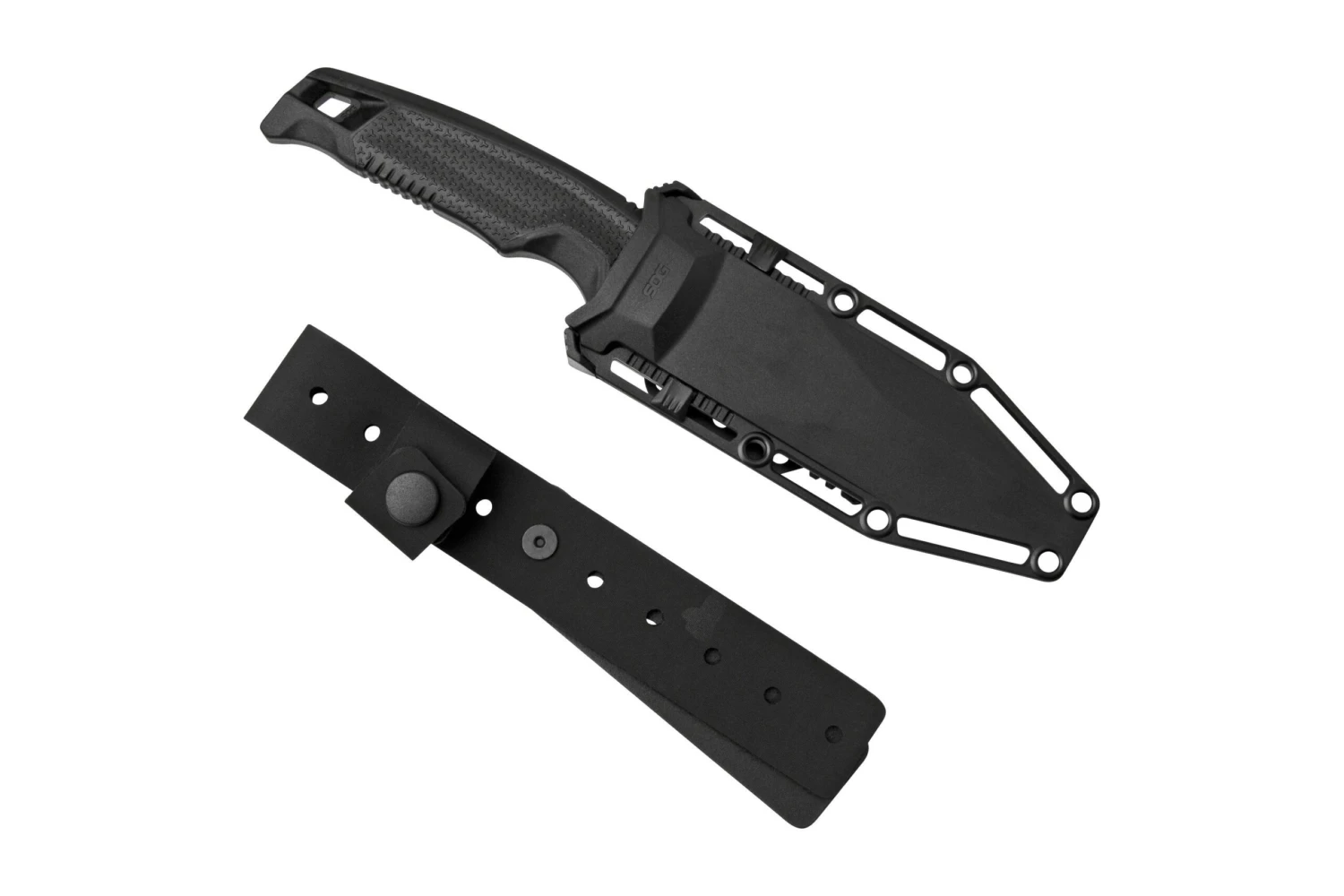 SOG Recondo FX, Black, Partially Serrated 17-22-02-57 Couteau Fixe 6 SOG Recondo FX, Black, Partially Serrated 17-22-02-57 Couteau Fixe – Image 6