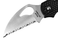 Spyderco Byrd Robin 2 Wharncliffe BY10SBKWC2 Couteau De Poche Dentelé -Optimal Couteaux Magasin SPBY10SBKWC2 03 spyderco