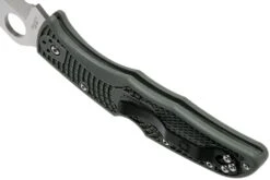 Spyderco Endura 4 Foliage Green C10PSFG Partly Serrated Couteau De Poche -Optimal Couteaux Magasin SPC10PSFG 05 spyderco