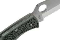 Spyderco Endura 4 Foliage Green C10PSFG Partly Serrated Couteau De Poche -Optimal Couteaux Magasin SPC10PSFG 06 spyderco